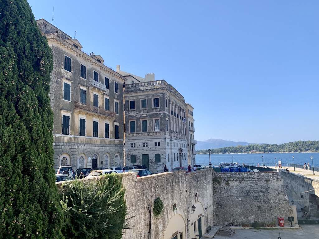 Best places to see in Corfu Greece Corfu Town Front Sea