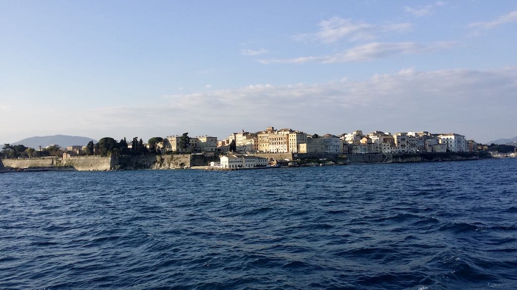 Get to Corfu Greece ferry boat