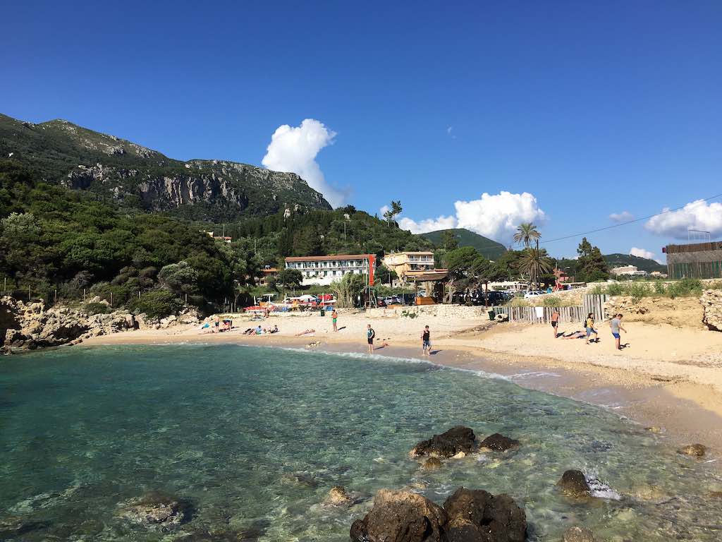 best holidays to corfu greece Palaiokastritsa Agios Petros Beach