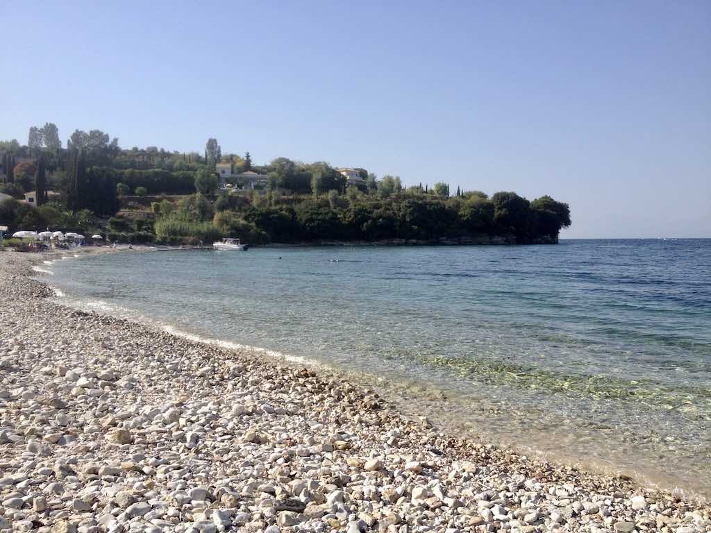 vacances à corfou Kassiopi Avlaki plage